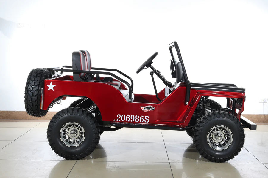 X-PRO Ranger 150 Jeep Go Kart with 3-Speed Semi-Automatic Transmission w/Reverse