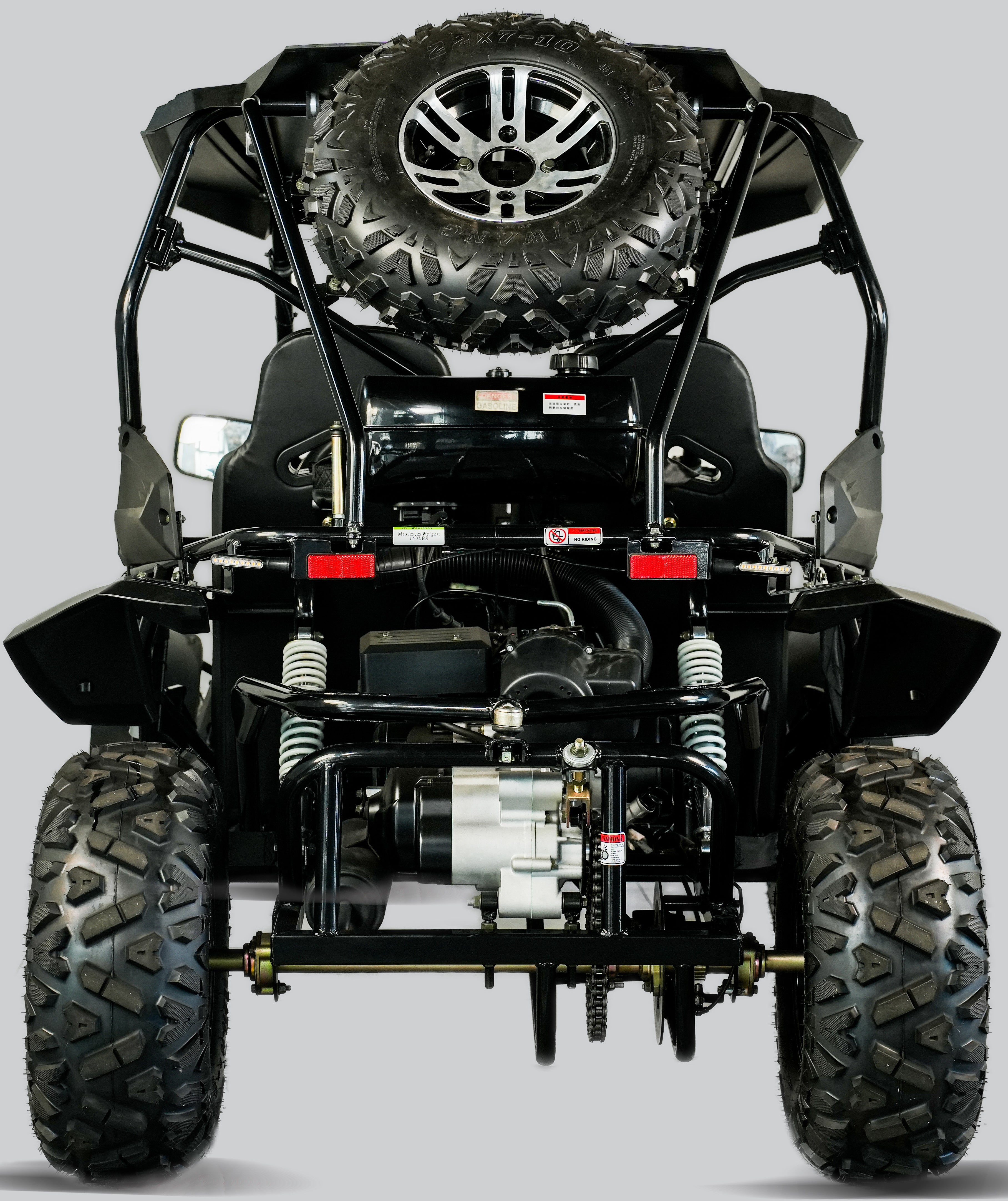 TrailMaster Cheetah 200X Go Kart (Special) CVT Automatic with Reverse, Alloy Wheels, Windshield