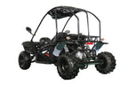 X-PRO Talon 125cc Go Kart with 3-Speed Semi-Automatic Transmission w/Reverse, LED Headlights, Big 18" Wheels! Hardtop Roof!