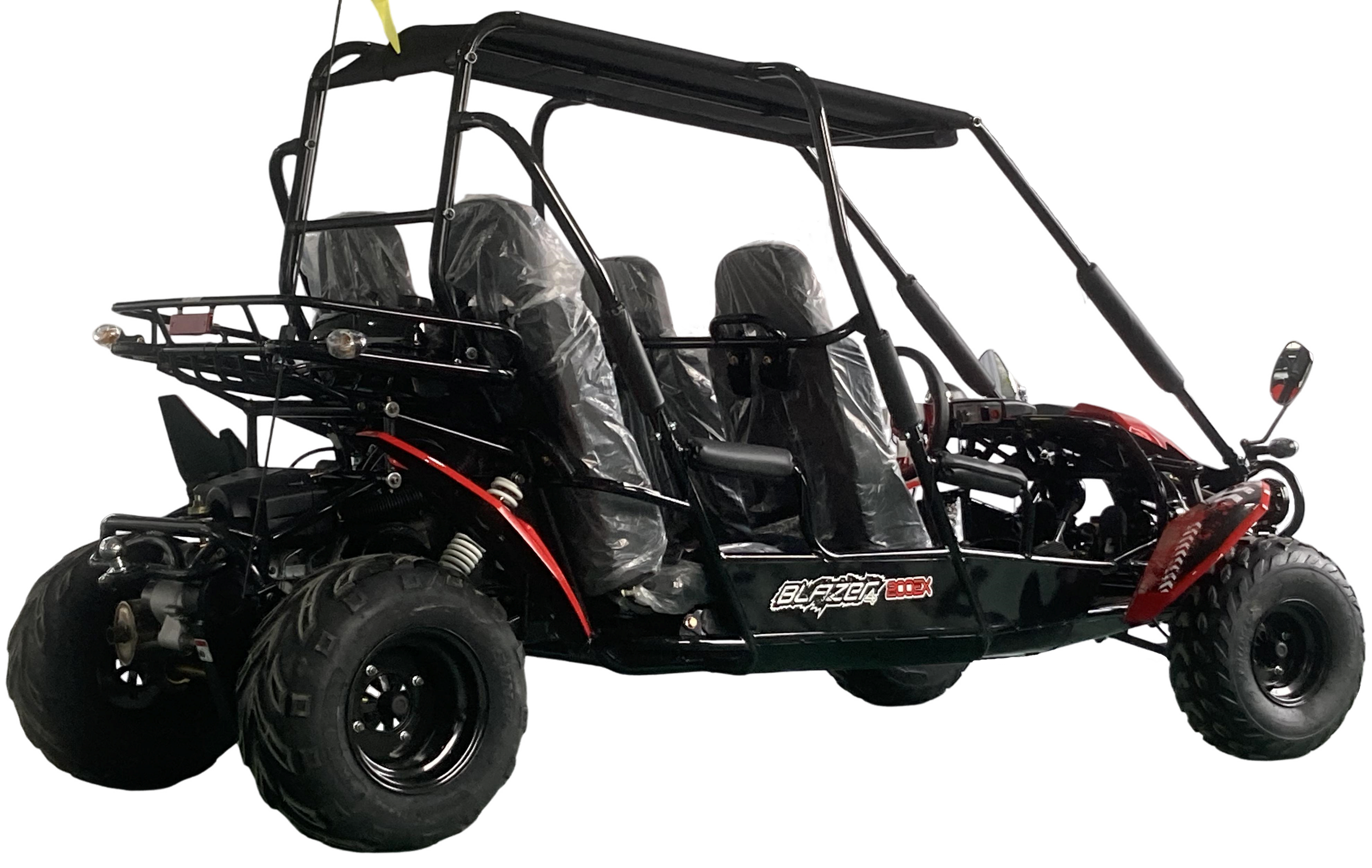 TrailMaster Blazer4 200EX EFI 4-Seater Buggy Go Kart, Extended Cab