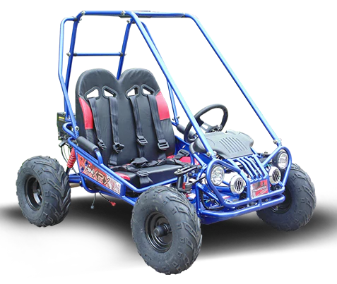 TrailMaster MINI XRX+ Kids Go Kart, 5.5hp Gas Engine with Electric Start, Remote Start/Kill, Ages 4-9