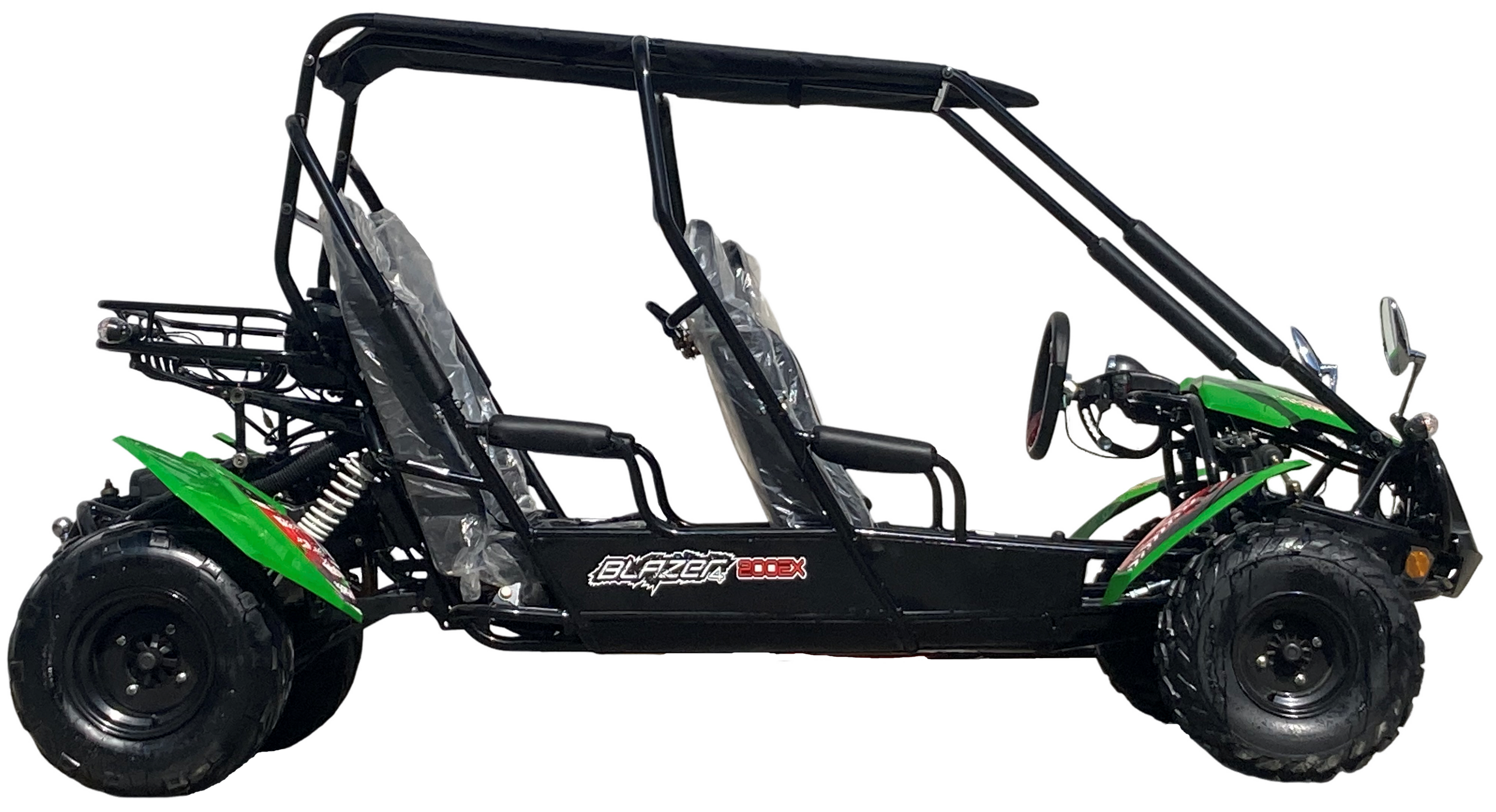 TrailMaster Blazer4 200EX EFI 4-Seater Buggy Go Kart, Extended Cab