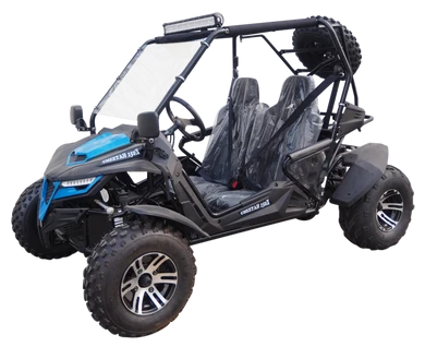 TrailMaster Cheetah 200X Go Kart (Special) CVT Automatic with Reverse, Alloy Wheels, Windshield