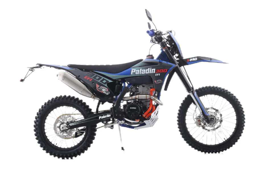 X-PRO Paladin 300 EFI Dirt Bike with 6-Speed Manual Transmission and Balance Shaft and Dual Overhead Camshaft (DOHC) with Four Valves Engine, Electric Start! Big 21in/18in Wheels! (LOW STOCK)