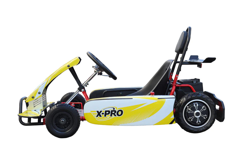 X-PRO Rambler 700W 350W*2 Kids Electric Go Kart with Reverse and Disc Brake! 6in Tires!