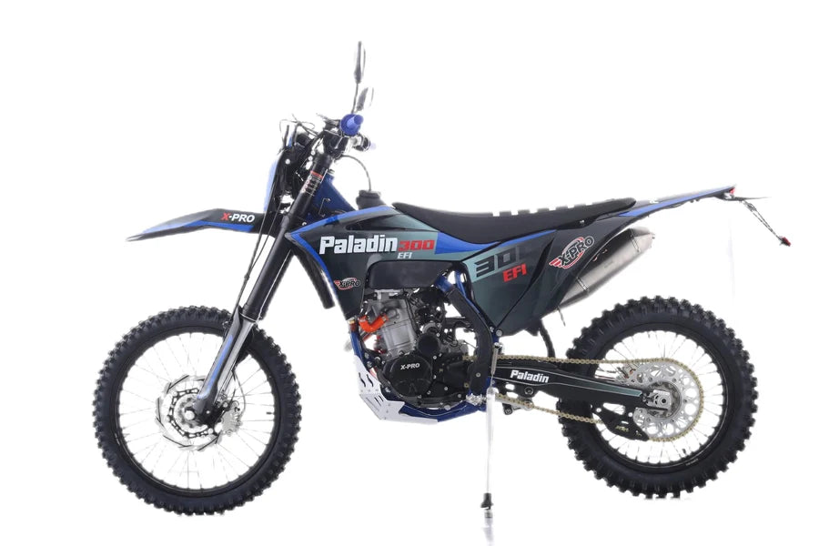 X-PRO Paladin 300 EFI Dirt Bike with 6-Speed Manual Transmission and Balance Shaft and Dual Overhead Camshaft (DOHC) with Four Valves Engine, Electric Start! Big 21in/18in Wheels! (LOW STOCK)
