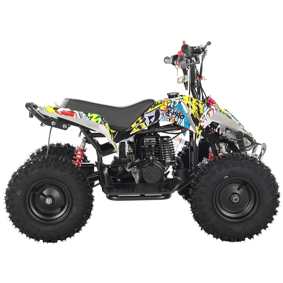 X-PRO Thunder 40cc ATV with Chain Transmission, Pull start! Disc Brake! 6in Tires!