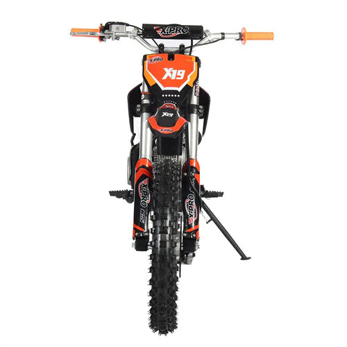 X-PRO X19 125cc Dirt Bike with 4-Speed Semi-Automatic Transmission, Kick Start, Big 17in/14in Tires! Zongshen Brand Engine!