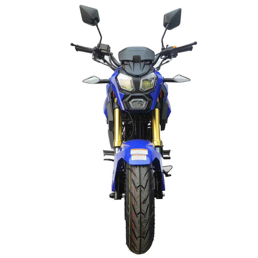 X-PRO Condor150cc Street Motorcycle with 5-Speed Manual Transmission, Electric/Kick Start! 12in Wheels!