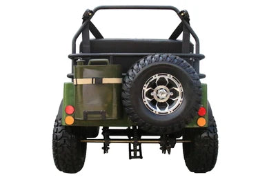 Willys Style Jeep Go Kart, 125cc Gas Engine, 3-speed with Reverse