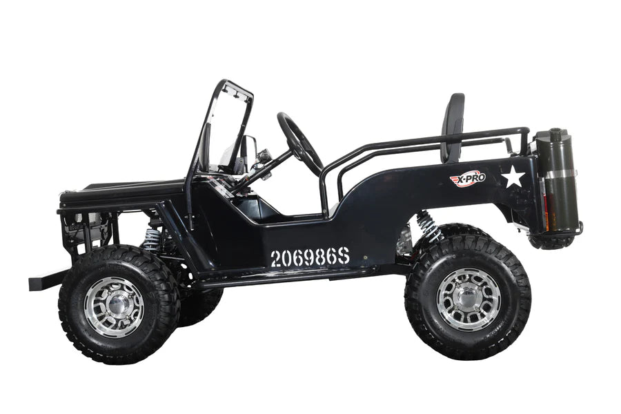 X-PRO E-Ranger 3000W Peak Power 60V Electric Mini Jeep with Reverse and Disc Brake!