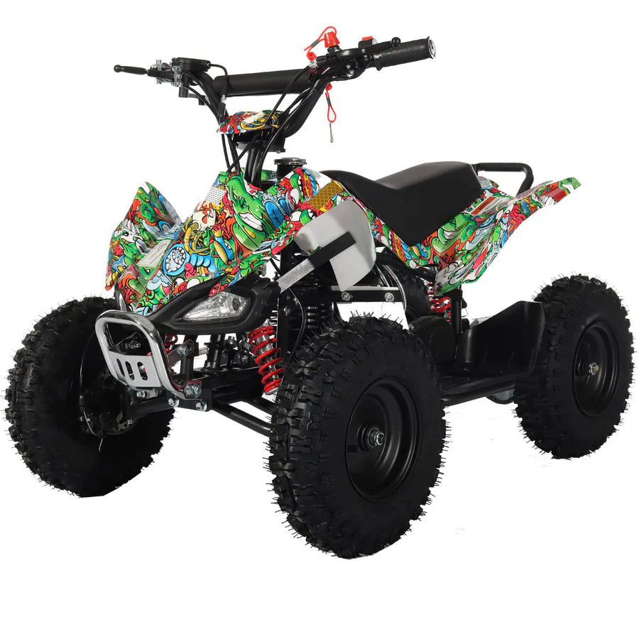X-PRO Thunder 40cc ATV with Chain Transmission, Pull start! Disc Brake! 6in Tires!