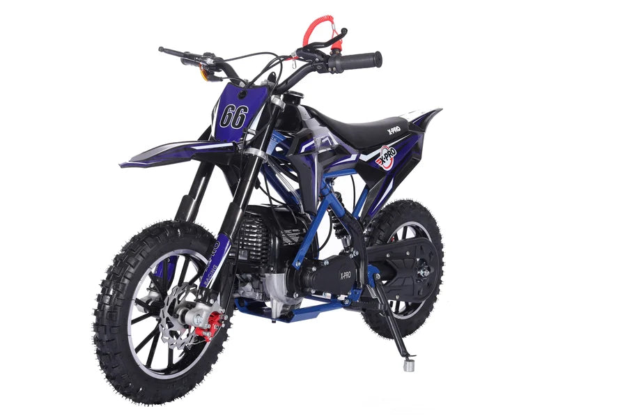 X-Pro Brand New Hawk 40cc Gas Power Mini Pit Dirt Bike, 4 Stroke engine, Pull Start, 10in Wheels