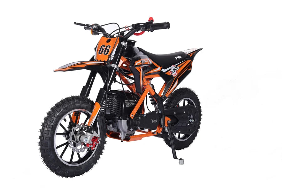 X-Pro Brand New Hawk 40cc Gas Power Mini Pit Dirt Bike, 4 Stroke engine, Pull Start, 10in Wheels