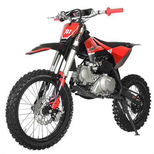 X-PRO X17 125cc Dirt Bike with Automatic Transmission, Electric Start, Big 17in/14in Tires!