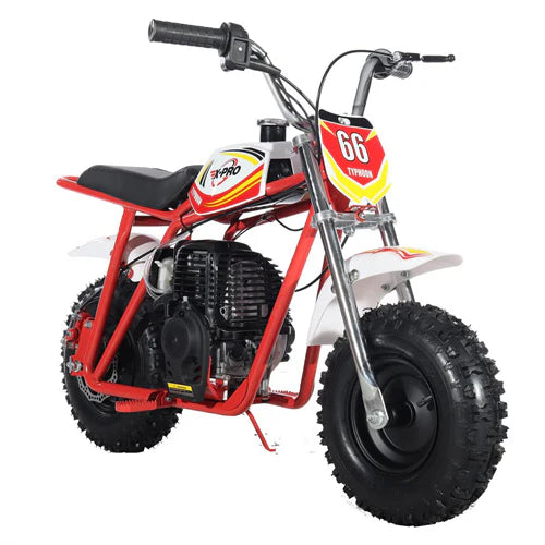 X-PRO Typhoon 40cc Mini Dirt Bike With Pull Start! Chain Drive, Disc Brakes! 6 Tires!