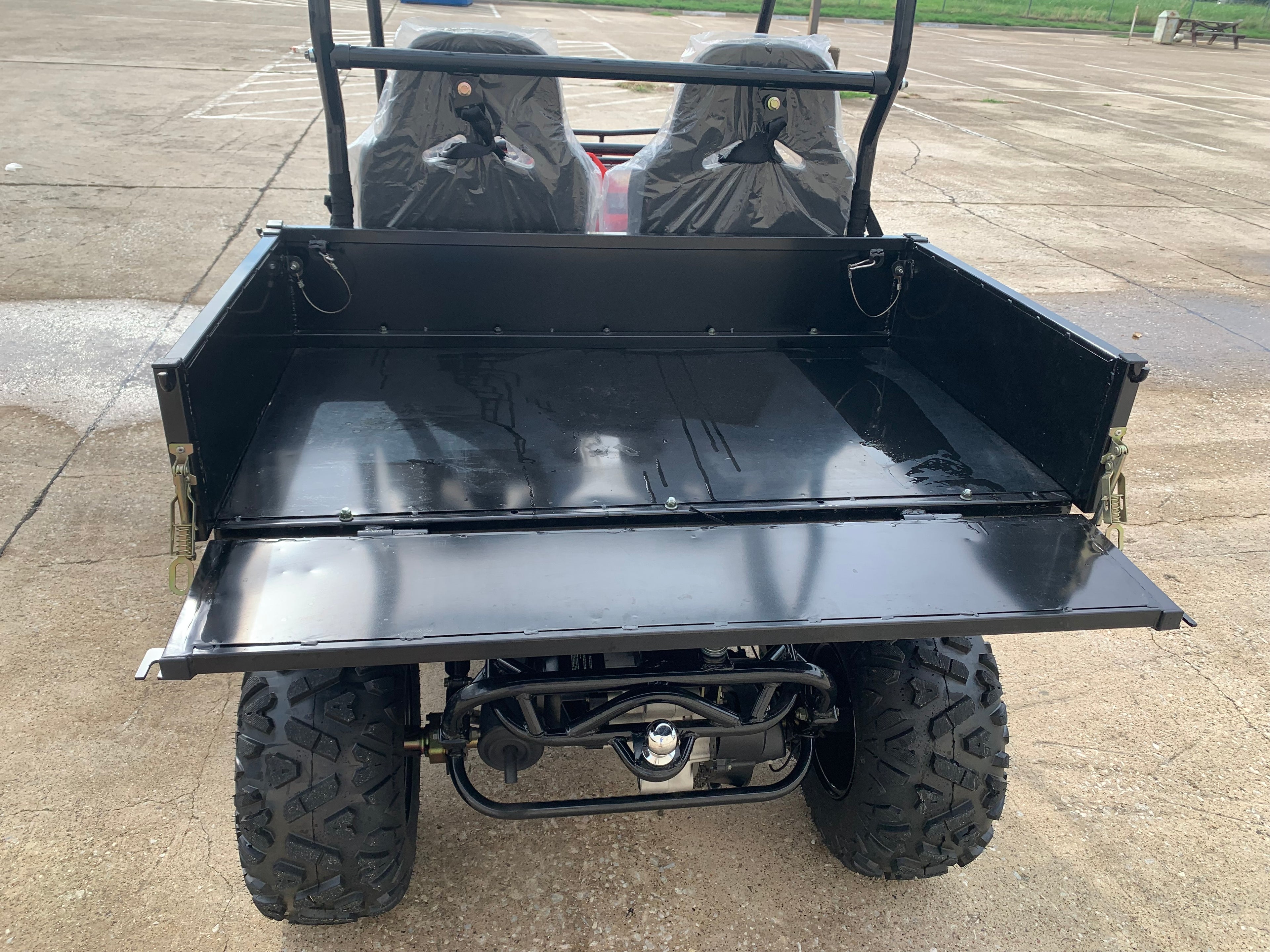 TrailMaster Challenger 200U UTV Side-by-Side, Front Cargo Rack, Rear Dump Bed