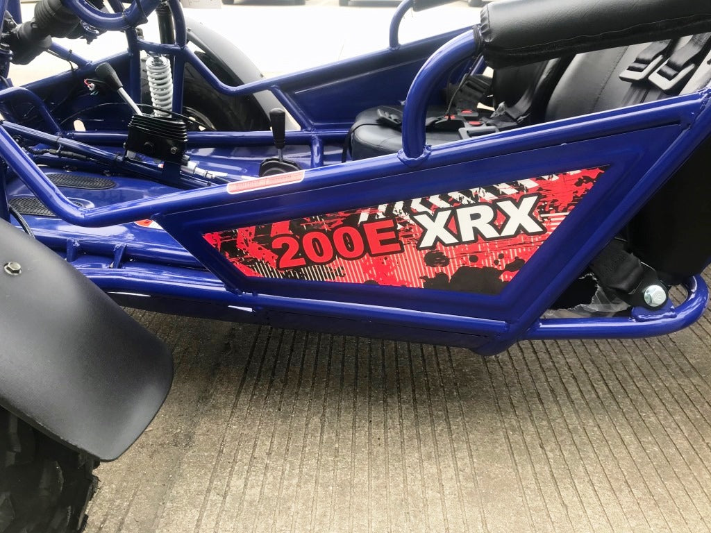 TrailMaster 200E XRX (EFI) Fuel Injection Deluxe Buggy Go Kart, Alloy Wheels, Lights, Turn Signals