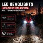 X-PRO Leopard 125cc ATV with Automatic Transmission w/Reverse, Remote Control! Big 19in/18inTires!