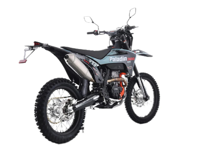 X-PRO Paladin 300 EFI Dirt Bike with 6-Speed Manual Transmission and Balance Shaft and Dual Overhead Camshaft (DOHC) with Four Valves Engine, Electric Start! Big 21in/18in Wheels!