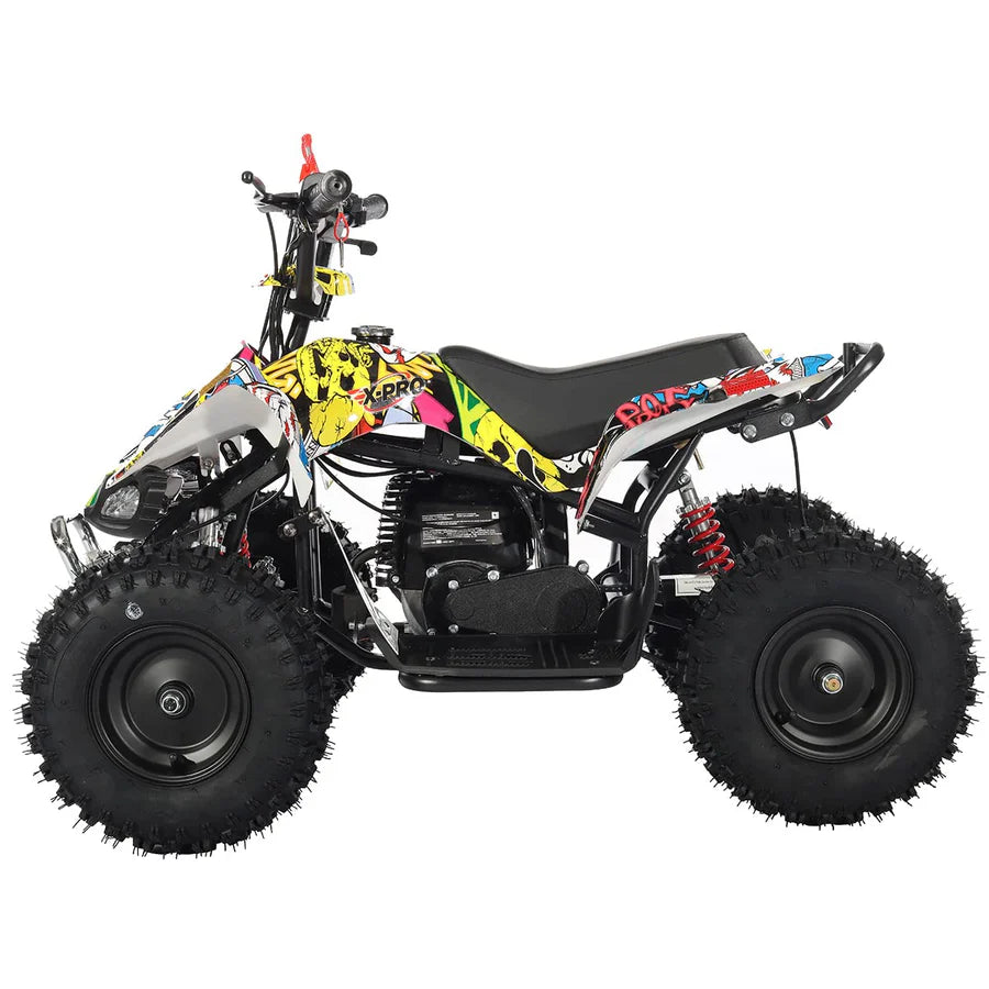 X-PRO Thunder 40cc ATV with Chain Transmission, Pull start! Disc Brake! 6in Tires!