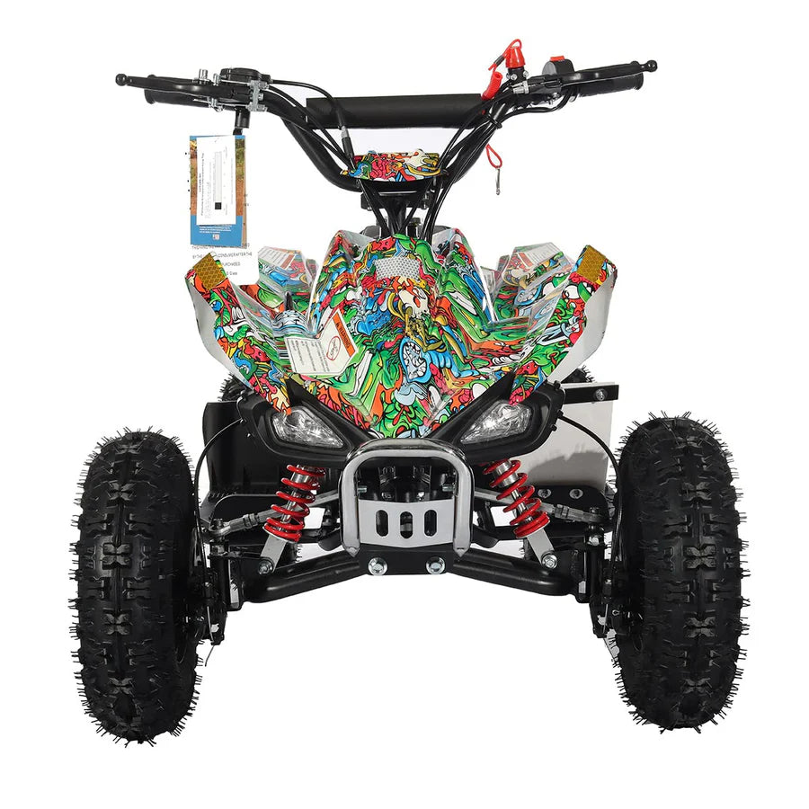 X-PRO Thunder 40cc ATV with Chain Transmission, Pull start! Disc Brake! 6in Tires!