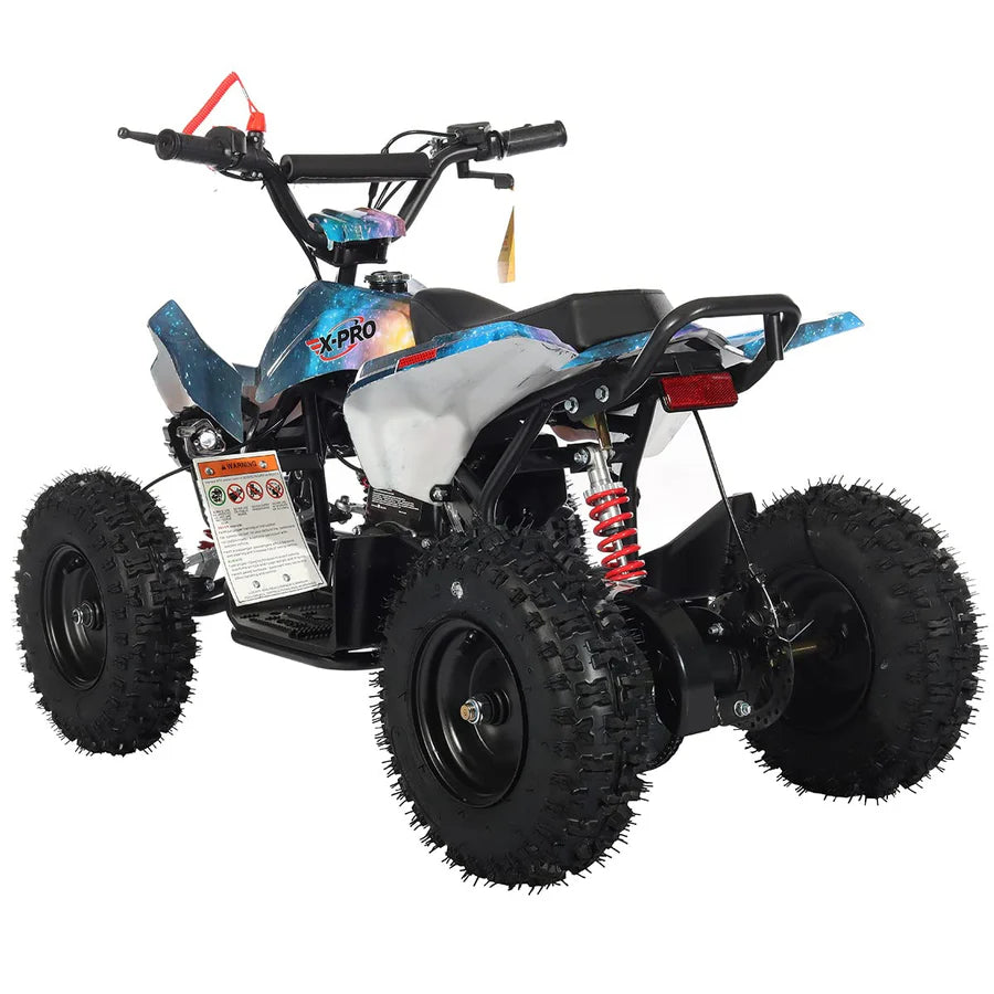 X-PRO Thunder 40cc ATV with Chain Transmission, Pull start! Disc Brake! 6in Tires!