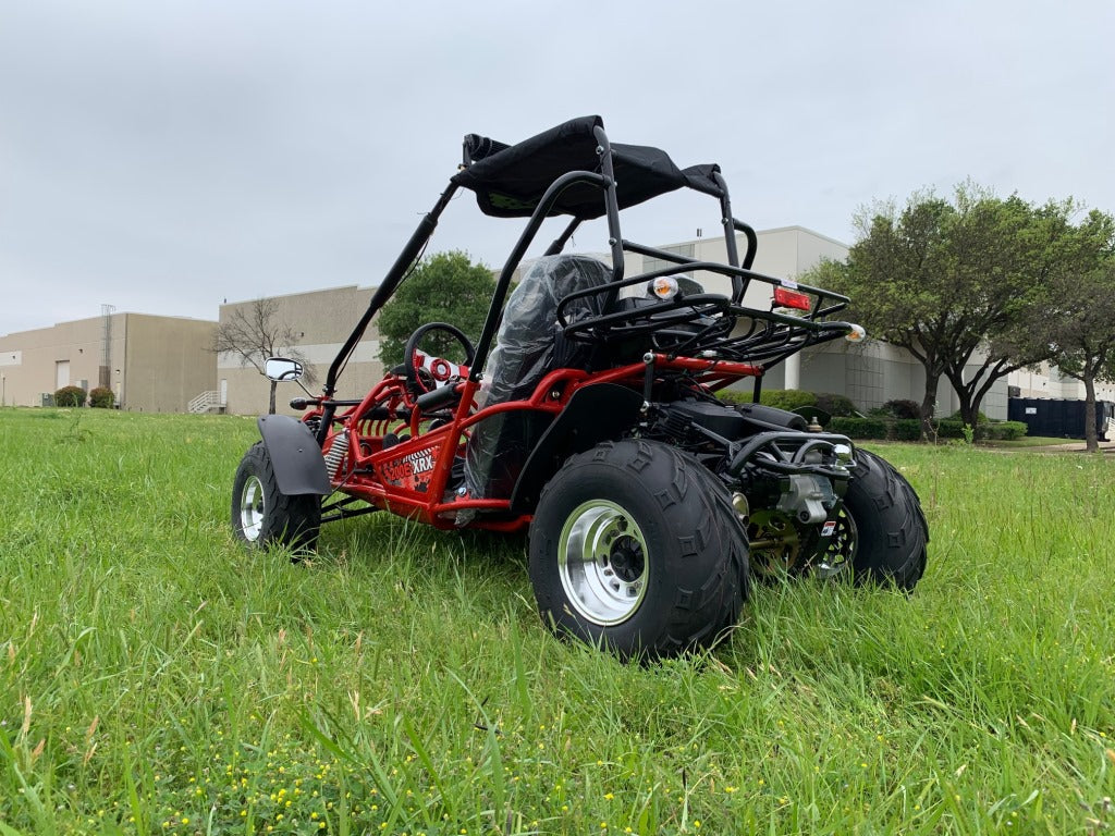 TrailMaster 200E XRX (EFI) Fuel Injection Deluxe Buggy Go Kart, Alloy Wheels, Lights, Turn Signals