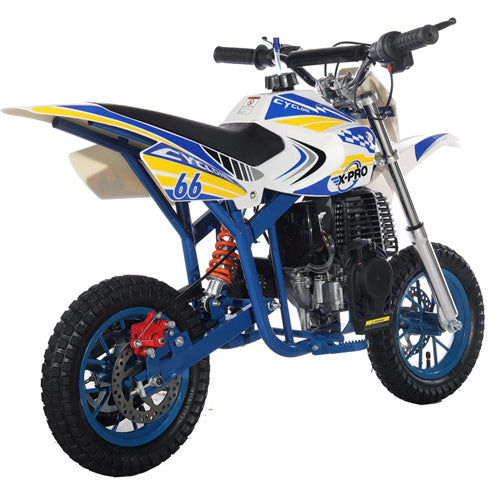 X-PRO Cyclone 40cc Mini Dirt Bike With Hand Pull Start! Chain Drive, Disc Brakes!