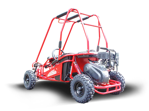 TrailMaster MINI XRS+ Kids Go Kart, 5.5hp Gas Engine, Dual Seats, Adjustable Pedals, Pull Start, Kids Ages 4-9