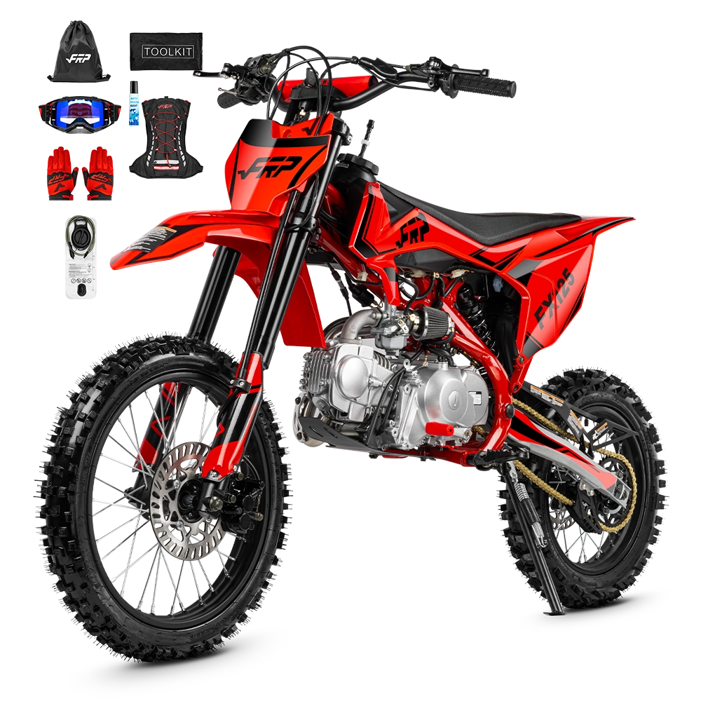 FRP Moto FX125 125cc Gas Pit Bike | 4-Speed Manual Dirt Bike