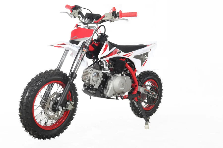 X-PRO X12 110cc Dirt Bike with Automatic Transmission, Electric Start, 12in/10in Wheels!