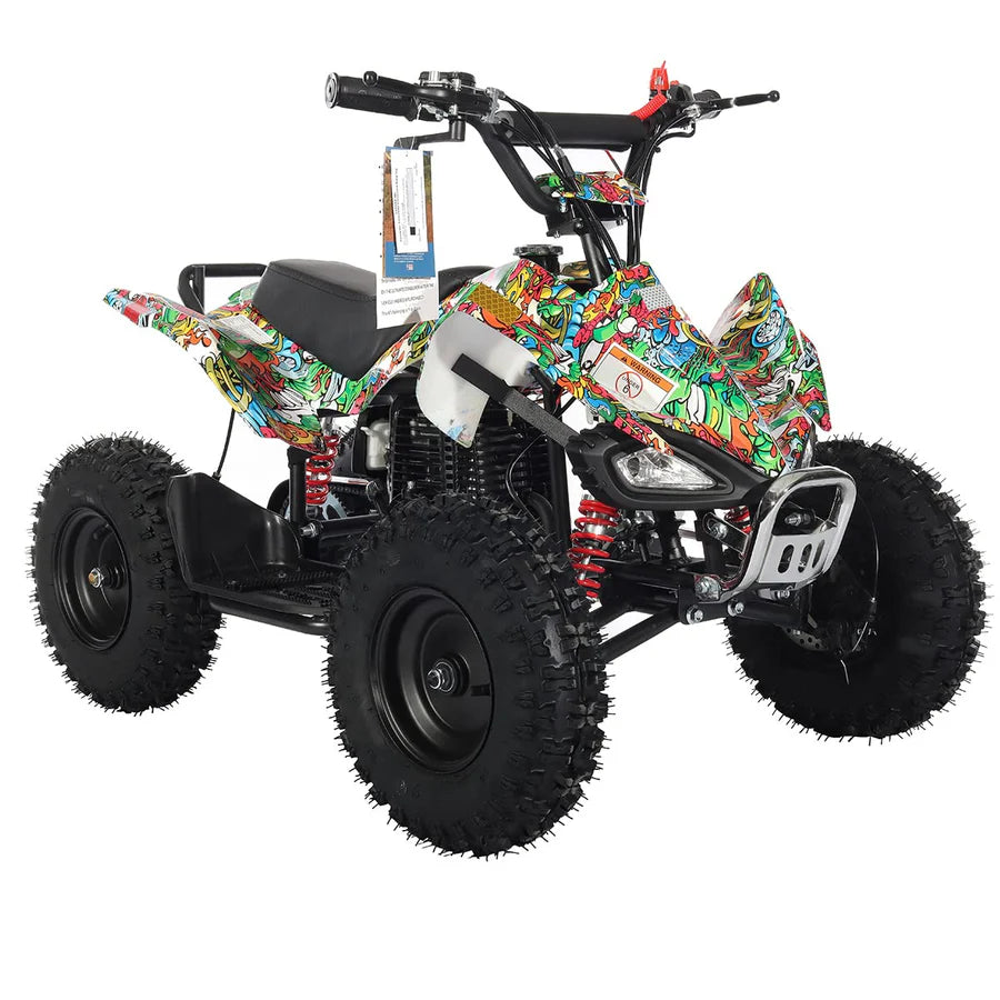 X-PRO Thunder 40cc ATV with Chain Transmission, Pull start! Disc Brake! 6in Tires!