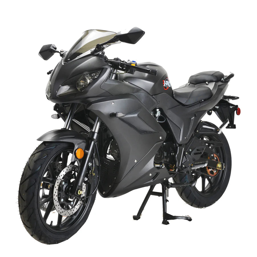 X-PRO 125cc Ninja Motorcycle with Manual Transmission, Electric Start! 17in Wheels! Assembled In Crate!