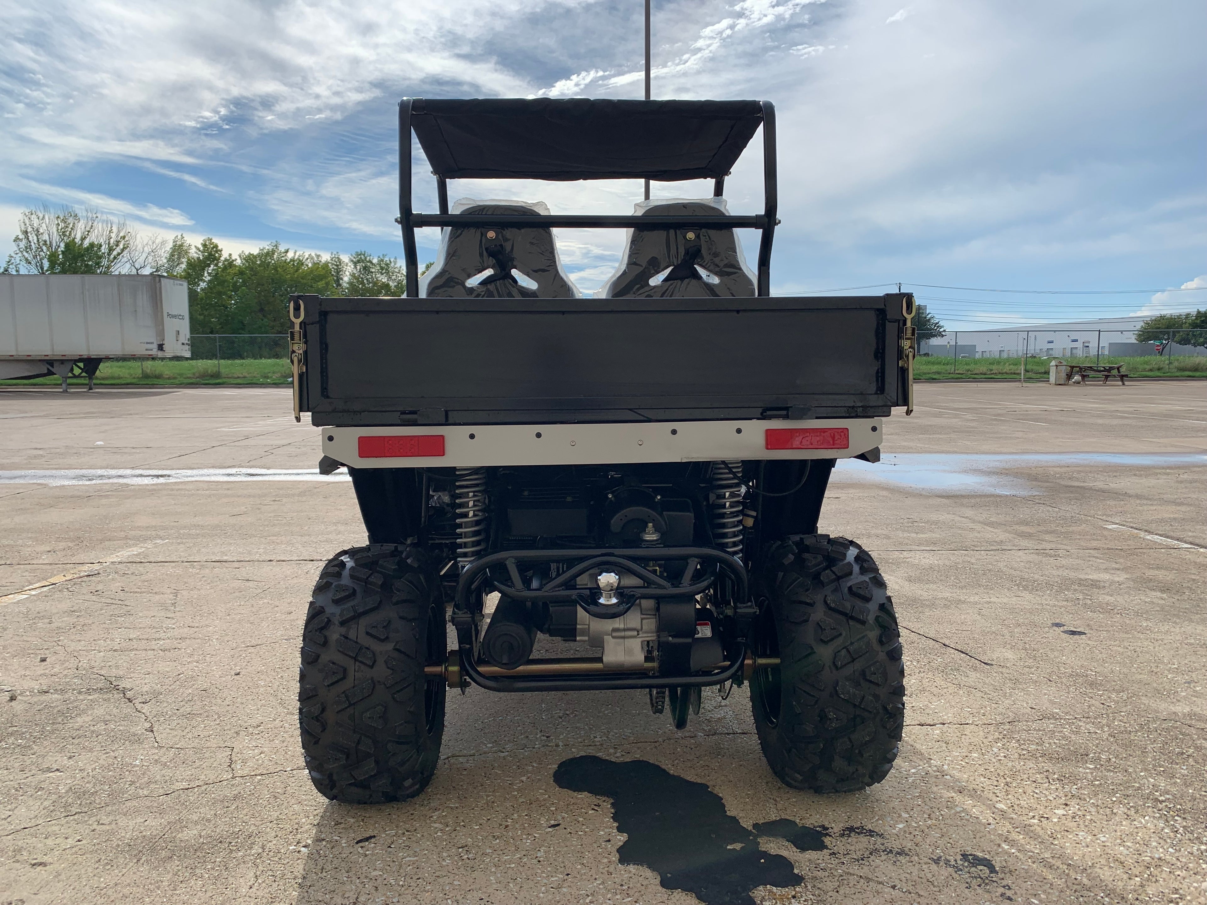 TrailMaster Challenger 200U UTV Side-by-Side, Front Cargo Rack, Rear Dump Bed