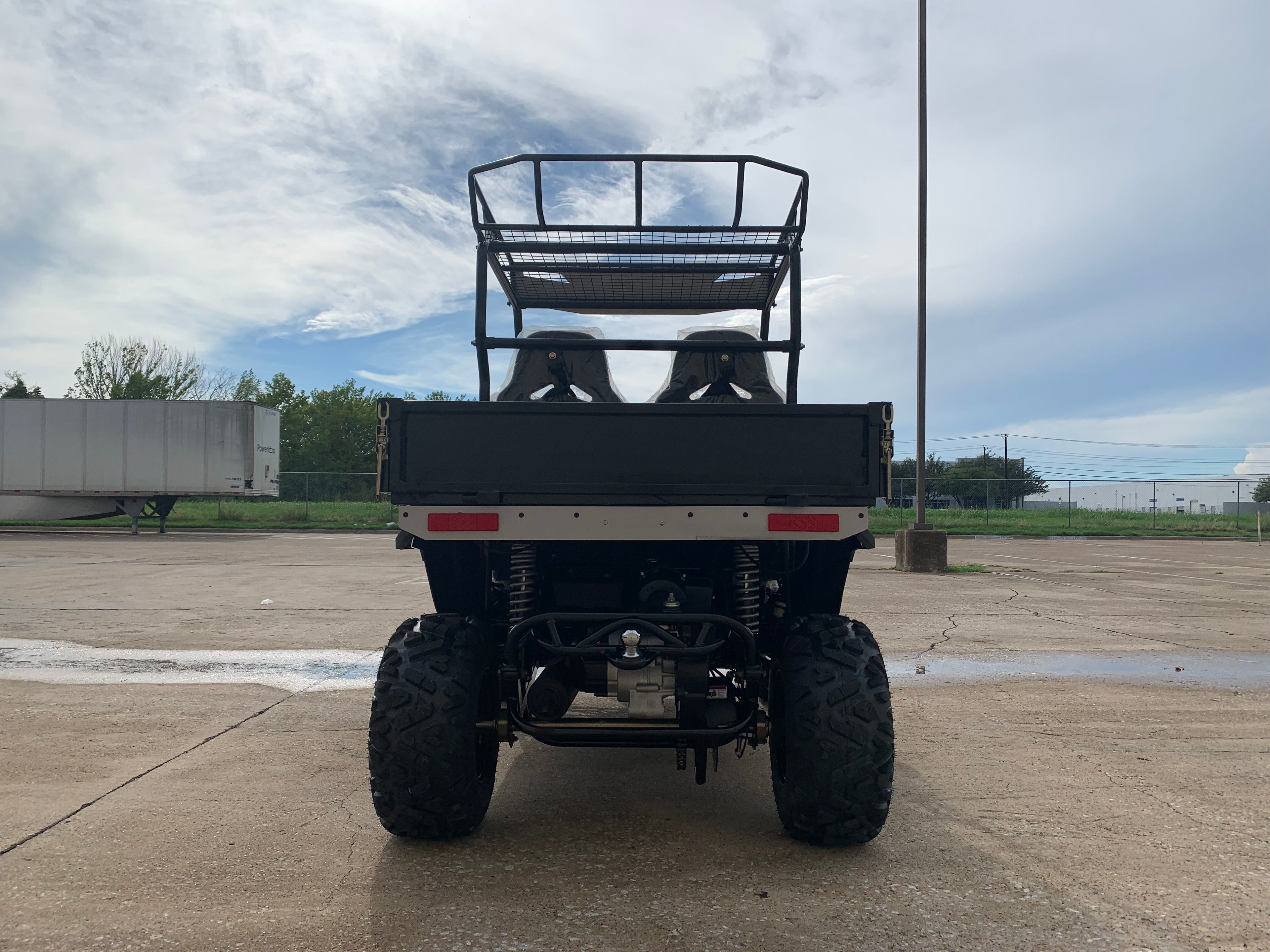 TrailMaster Challenger 200U UTV Side-by-Side, Front Cargo Rack, Rear Dump Bed