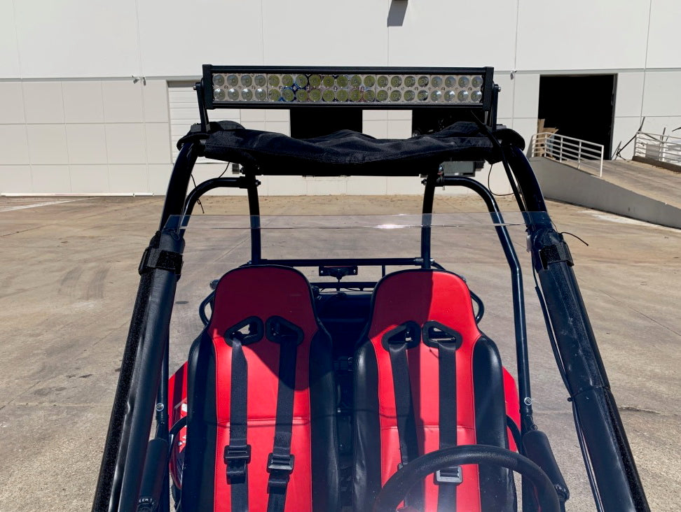 TrailMaster Blazer 200EX EFI Buggy Go Kart, LED Light Bar, Windshield Included
