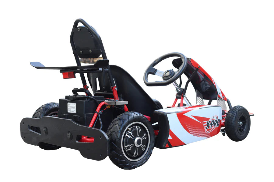 X-PRO Rambler 700W 350W*2 Kids Electric Go Kart with Reverse and Disc Brake! 6in Tires!