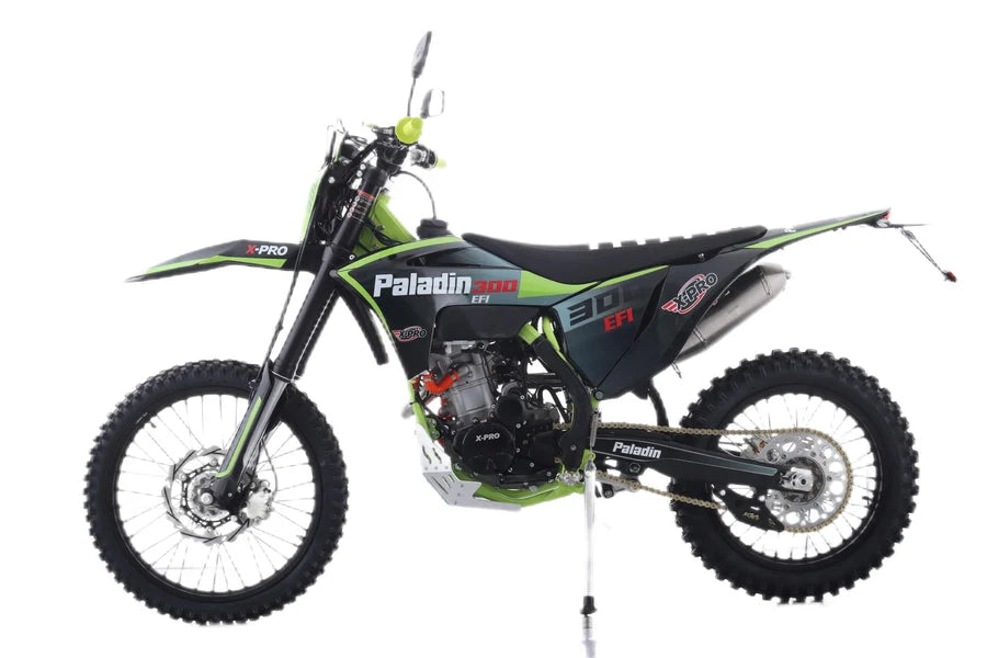 X-PRO Paladin 300 EFI Dirt Bike with 6-Speed Manual Transmission and Balance Shaft and Dual Overhead Camshaft (DOHC) with Four Valves Engine, Electric Start! Big 21in/18in Wheels! (LOW STOCK)