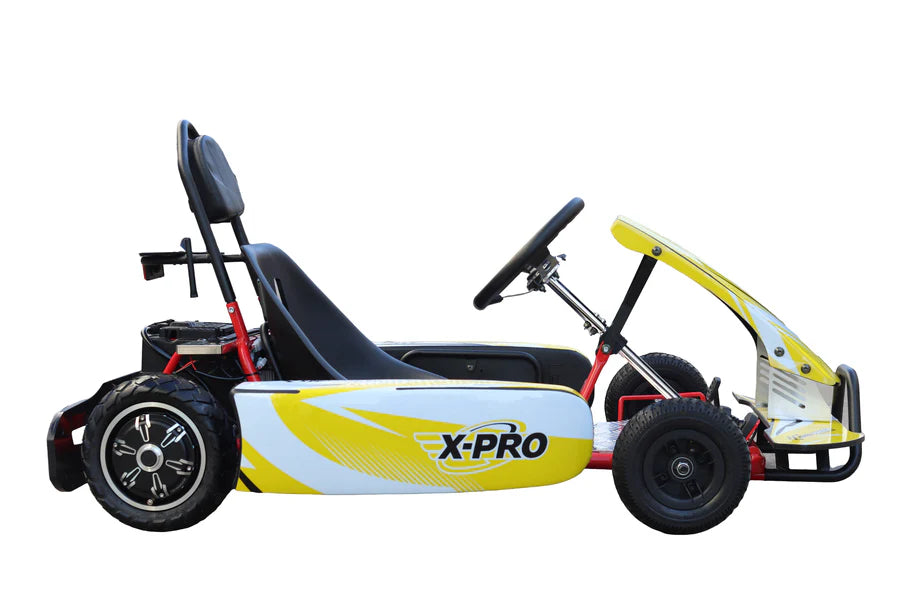 X-PRO Rambler 700W 350W*2 Kids Electric Go Kart with Reverse and Disc Brake! 6in Tires!