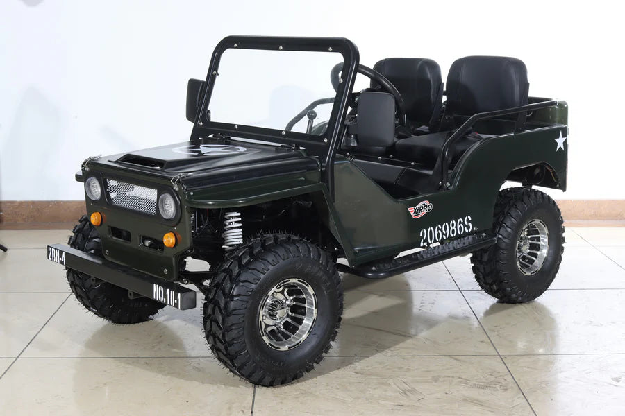X-PRO Ranger 150 Jeep Go Kart with 3-Speed Semi-Automatic Transmission w/Reverse
