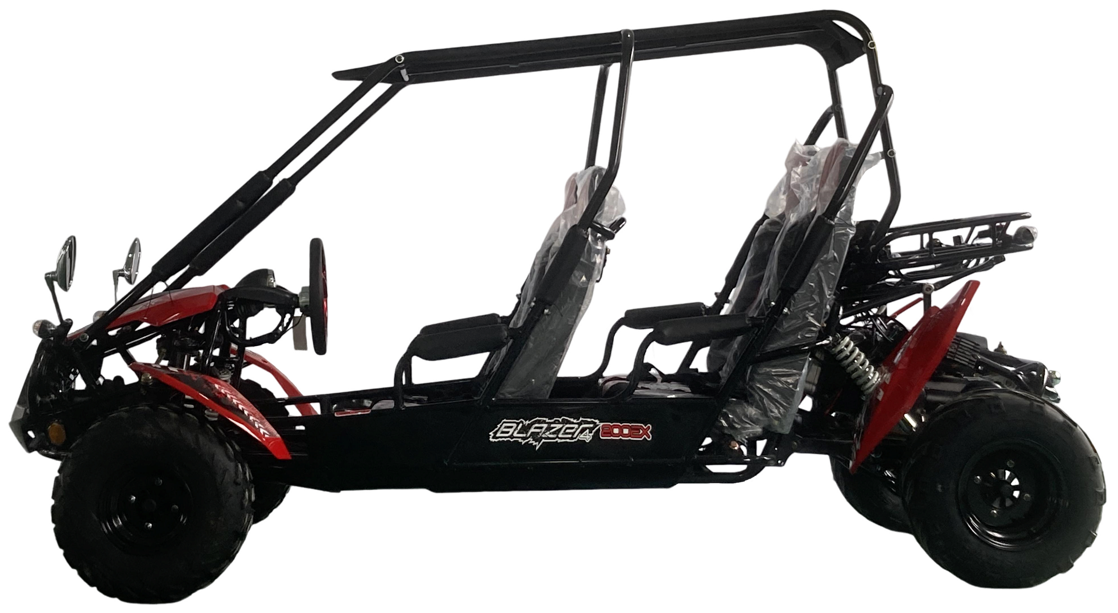 TrailMaster Blazer4 200EX EFI 4-Seater Buggy Go Kart, Extended Cab