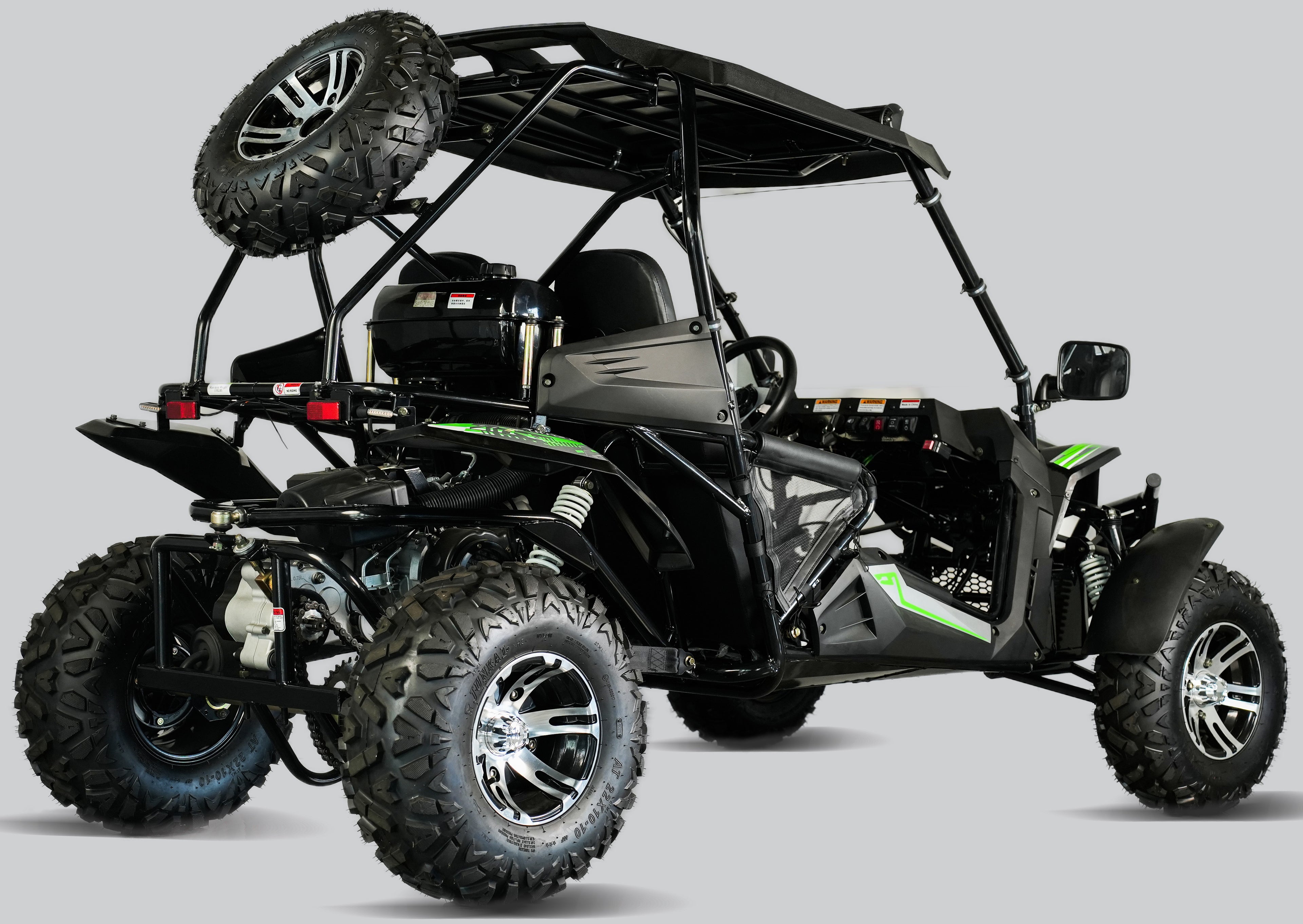 TrailMaster Cheetah 200X Go Kart (Special) CVT Automatic with Reverse, Alloy Wheels, Windshield