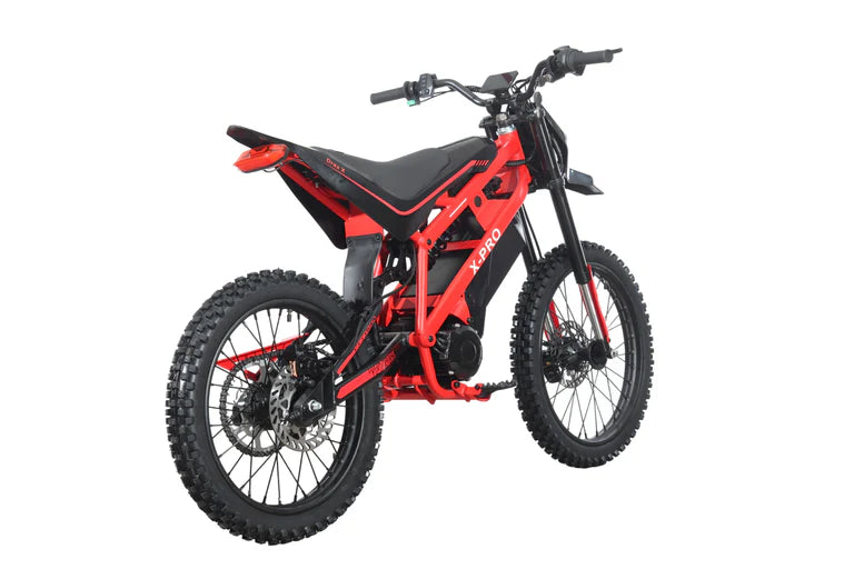 X-PRO Drax X 4200W Electric Dirt Bike for Adults & Teens - Powerful Brushless Motor,19"/17" Off-Road Tires, Dual Braking &Suspension,LED Headlight,Heavy Duty Electric Dirt Bike for All Terrain