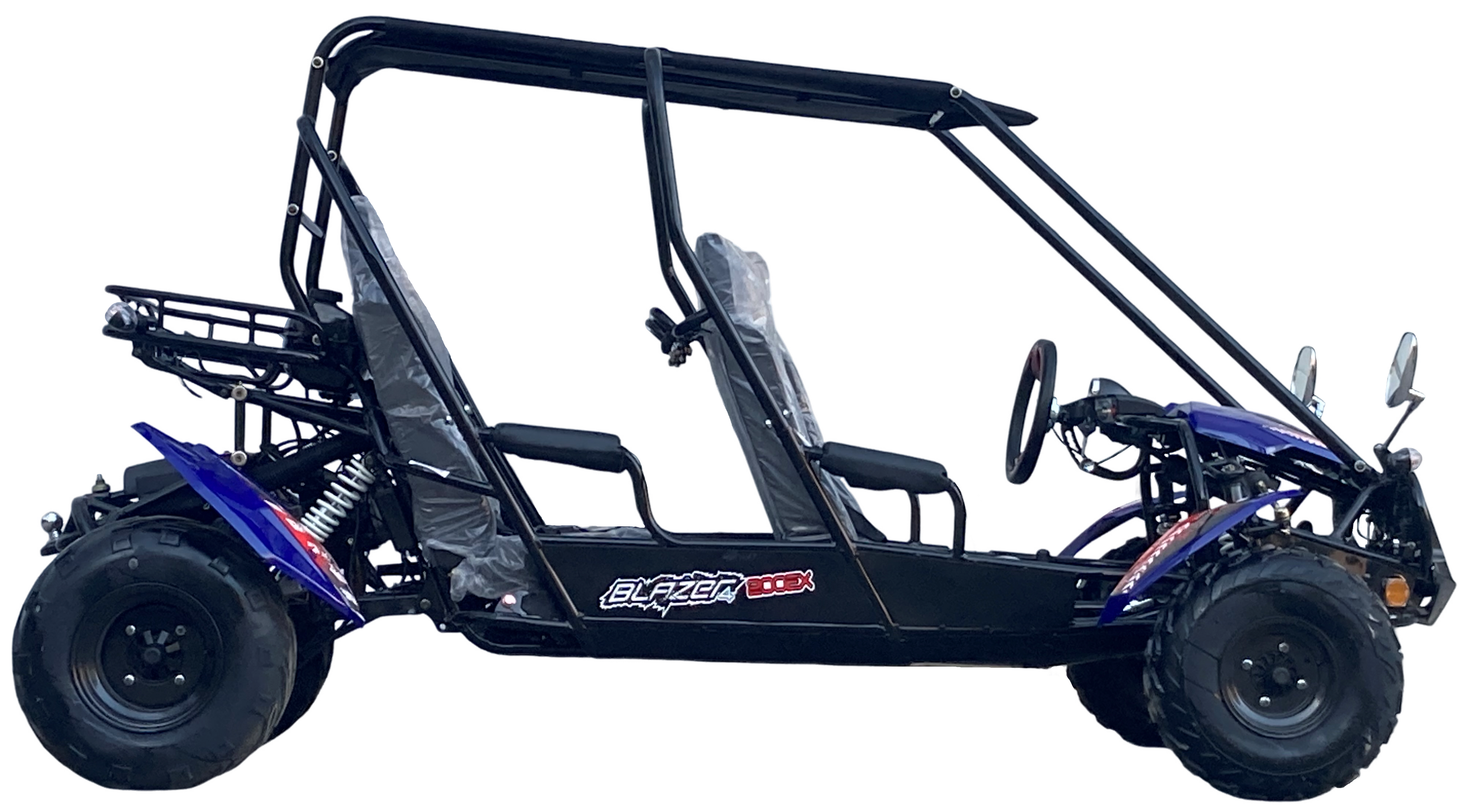 TrailMaster Blazer4 200EX EFI 4-Seater Buggy Go Kart, Extended Cab