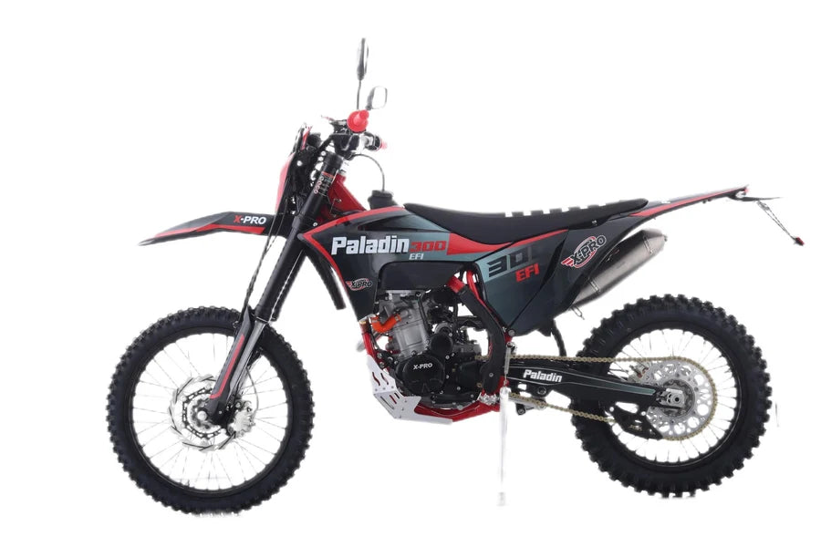 X-PRO Paladin 300 EFI Dirt Bike with 6-Speed Manual Transmission and Balance Shaft and Dual Overhead Camshaft (DOHC) with Four Valves Engine, Electric Start! Big 21in/18in Wheels! (LOW STOCK)