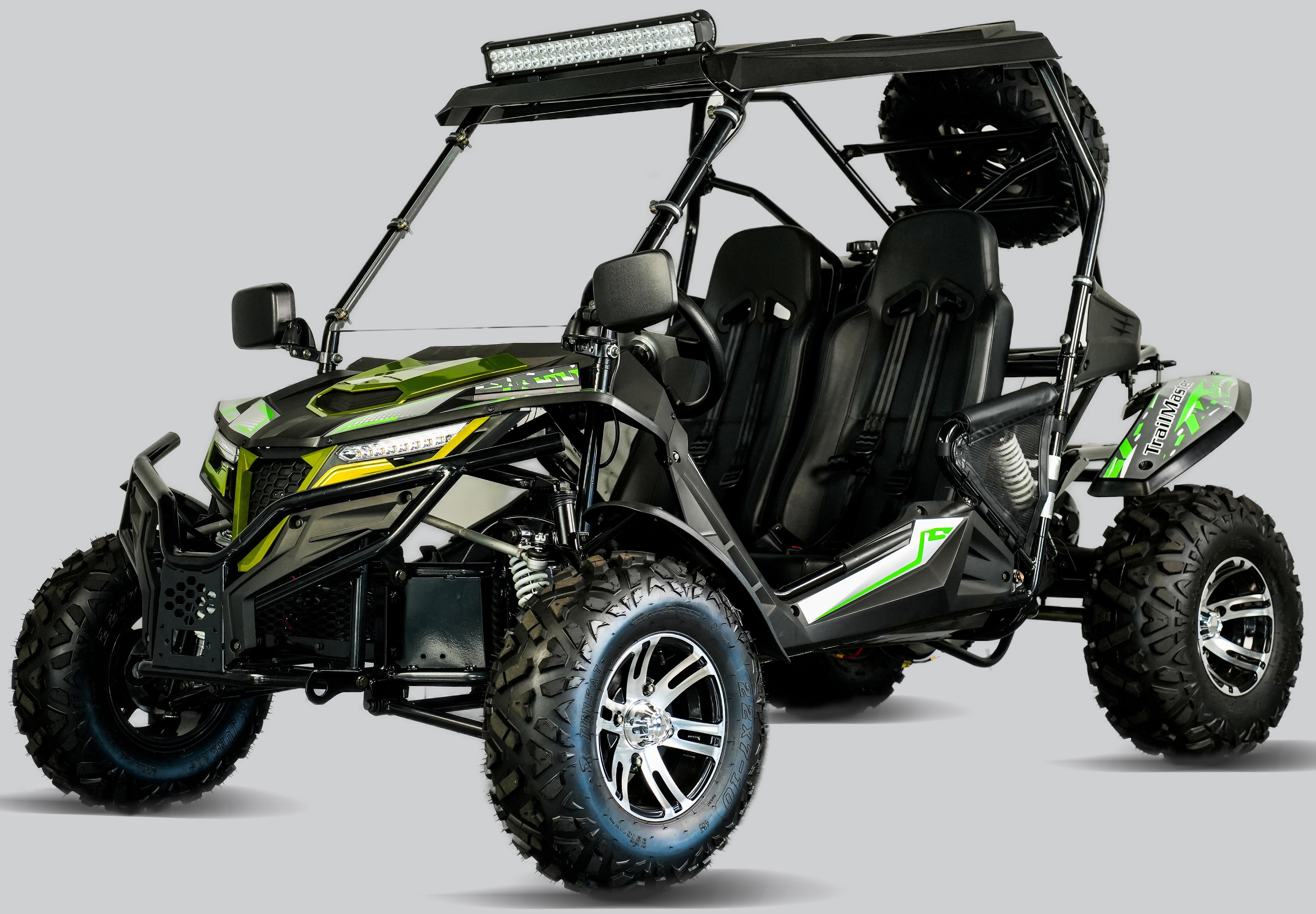 TrailMaster Cheetah 200X Go Kart (Special) CVT Automatic with Reverse, Alloy Wheels, Windshield