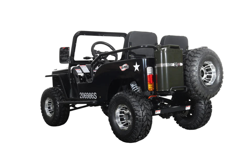 X-PRO E-Ranger 3000W Peak Power 60V Electric Mini Jeep with Reverse and Disc Brake!