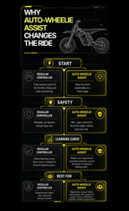Anyland Rev Pro Electric Dirt Bike(Wheelie Assist)