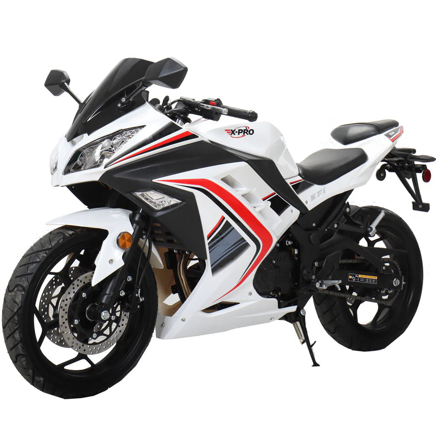 X-PRO Roaster 250 Electronic Fuel Injection Street Motorcycle with 6-Speed Manual Transmission, Electric Start! 17in Wheels! Assembled In Crate!